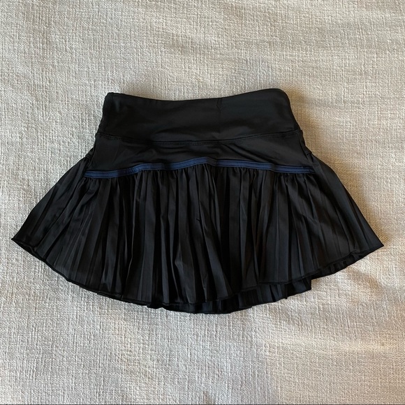 NWT 🔥 Gold Hinge Black Style Tennis Skirt w Built in Shorts Spandex with Pocket - Picture 9 of 15